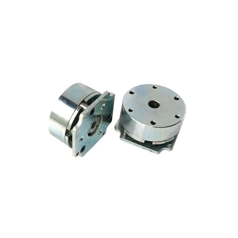 Industrial Electromagnetic Power Off Brake System For Machinery Durable Safe And Reliable With Easy Installation And Long Service Life For Heavy Duty Machines In Manufacturing Environments Widely Used In Industrial Settings For Continuous Duty And, shown in metallic finish