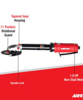 Heavy Duty Workhorse 4 Inch Extended Inside Cut Off Tool With 14000 RPM Spindle Lock Ergonomic Grip And No Stall 1 HP Motor labeled features