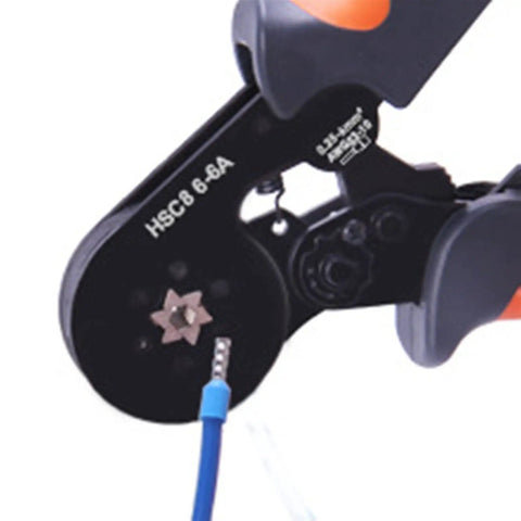 High Performance Self Ratcheting Crimpers Tool For Heat Shrink Terminals Modular Design, showing handle and crimping mechanism.