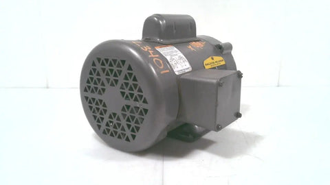 L3401 Single Phase Industrial Motor 0.17 HP at 60 Hz 230V TEFC Enclosure Frame 48 1 Phase 22 lb Used Good Condition