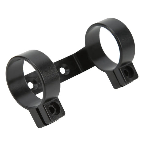 Electric Bike LCD Display Holder Bracket with Screws, black metal double-ringed design for LCD3 and LCD3U mounting.