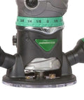Router Kit With Fixed And Plunge Bases Variable Speed 11 Amp Motor Two And A Quarter Peak HP Precise Depth Control Close-Up