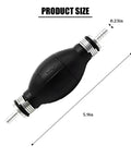 Slick Heavy Duty Rubber Fuel Transfer Pump Bulb measuring 5.9x0.23in, suitable for gasoline diesel petrol haul.