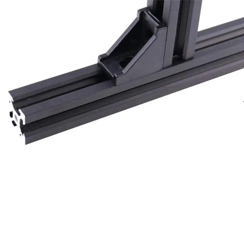 20 Piece 2020 Series Aluminum Corner Brackets Set With M5 Screws Nuts And Allen Key 2 Hole Right Angle Brackets Black Finish For 6mm Slot Aluminum Extrusion Heavy Duty 28x28x20mm Hardware Kit on 2020 extrusion