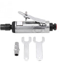 Hardcore 1/4 Inch Pneumatic Die Grinder Kit With Zero Drama Setup Smooth Operation Metalworking Engraving Machine with accessories.