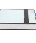 Rock Solid Wall Mounted Tankless Electric Water Heater Packs 4500W Instant Hot Water with sleek silver and white design.