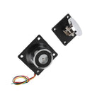 Heavy Duty Electromagnetic Door Stopper Holds Up To 60kg with sealed coil and wiring for installation on doors.