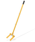 Heavy Duty Pallet Puller Bar with 3 Section Handle 41 Inch Length for Fast Dismantling of wood pallets, yellow steel tool