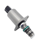 Solenoid Valve For Heavy Equipment Hydraulic System With Reliable Fluid Flow Control, Heavy Duty Pro Grade Fit For Construction Machinery, Part 5859231, Compatible With Popular Excavators And Loaders, silver metal