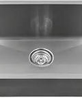 Undermount 26 Inch Single Bowl Kitchen Sink in 14 Gauge 304 Stainless Steel, Heavy Duty Durability with Quiet Noise Reduction Pads
