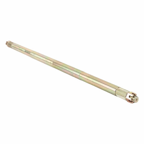 26 Inch 23T Rear Live Axle for Go Kart Quad and Drift Trike, beefed up from high-strength steel alloy, shown at angle.