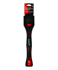 Heavy-Duty Four-Edge Scraper with Contour Handle, 2 1/2 inch blade in packaging, ideal for indoor outdoor scraping and tough jobs