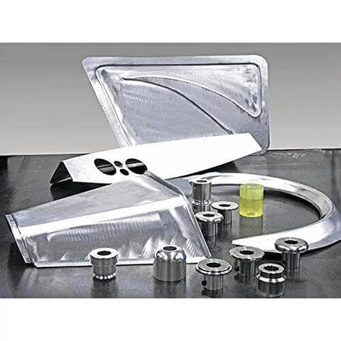 9 Pc Bead Roller Die Set For Metal Fabrication With 1 Polyurethane Wheel Includes Inside And Outside Offset Dies