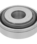 2 Pack Round Bore Agricultural Bearing 0.756 Inch Id X 2.44 Inch Od Heavy Duty Steel Replacement For Tractors And Harvesters, close-up view.
