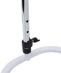 Detail of Versatile Bedside Assist Handle With Adjustable Height Bed Rail 3 In 1 Frame, Carbon Steel Base post and adjustment knob