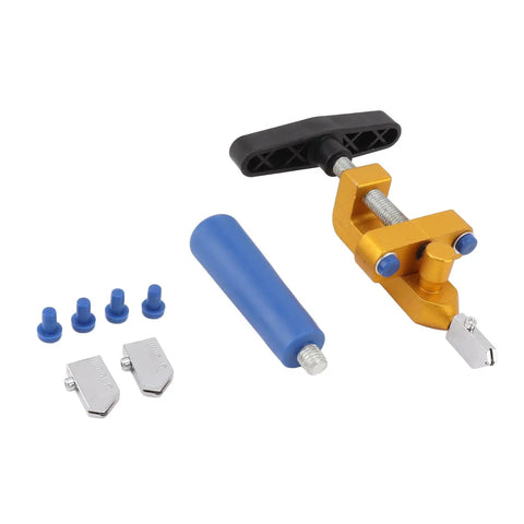 Glass Tile Cutter Tool Handheld Alloy Design For Ceramic And Glass Cutting, 290g Weight, Integrated Boundary Opener, Ergonomic No Slip Grip