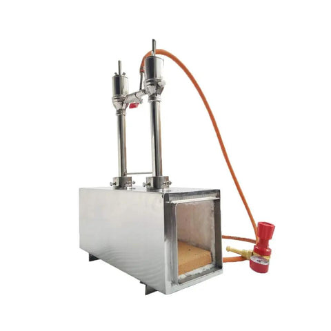 Two Burner Propane Forge For Blacksmithing And Knife Making, 2600F Rating, Stainless Steel Body With 1 Inch Ceramic Fiber Insulation