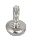 Top Shelf Adjustable Furniture Glides And Smooth Leveling Feet With M8 X 25mm Thread Eighty Heavy Duty Plastic Metal Pieces For Tables showing threaded metal leveling foot.