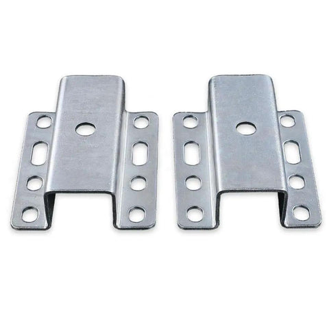 Galvanized Universal Boat Trailer Guide Pole Kit hat brackets, part of post mount U bolts for 1.5 inch poles, fits 3x4 inch frames
