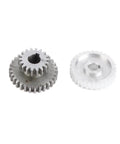 18 Piece Lathe Gear Kit For Mini Lathe With Duplex Gears And Motor Belt Pulley, Pro Grade Metal Gears, Durable HT250 Gray Iron