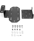 Front Winch Mounting Bracket Plate Kit For Yamaha Rhino 450 660 700 2003 2013 Beefy Steel Construction bolt hardware