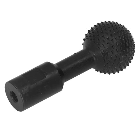 Heavy Duty Spherical Wood Carving Burr 10mm Grinding Bit For Angle Grinders Crush Through Dense Timber Fast Rock Solid Black Coated Steel