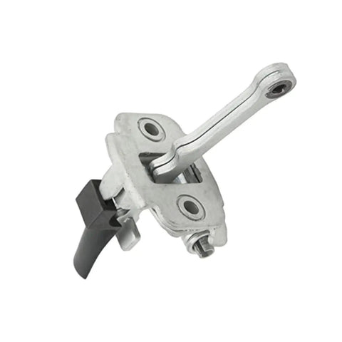 VW Lupo Front Door Hinge And Check Strap Replacement Kit For 1998 Through 2005 with beefy durable metal hinge visible