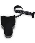 Dope Eco Friendly Body Tape Measure 205 Cm 80 Inch Retractable With Push Button Dual Sided Metric And Imperial Waist Measuring Tool For Fitness And Tracking Inches Lost Easy To Read And Slim Modern Design For Quick Measurements At Home Or Gym black retractable body tape measure