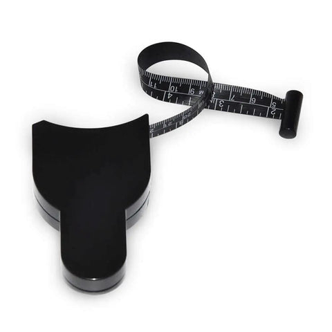 Dope Eco Friendly Body Tape Measure 205 Cm 80 Inch Retractable With Push Button Dual Sided Metric And Imperial Waist Measuring Tool For Fitness And Tracking Inches Lost Easy To Read And Slim Modern Design For Quick Measurements At Home Or Gym black retractable body tape measure