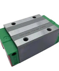 Slick Metal Linear Motion Guide Slider Featuring Badass CGH25CA Carriage Block Rails with precision sealed bearings.