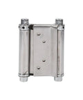 Heavy Duty Two Pack Three Inch Double Action Spring Hinged Door Hinges For Swing Doors Ideal For Living Rooms And Cafes Stainless Steel
