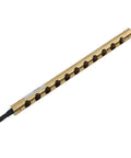 Pro Level Fifty Millimeter Ionizing Air Bar built to kick static off production surfaces, featuring a gold finish and multiple ion ports.