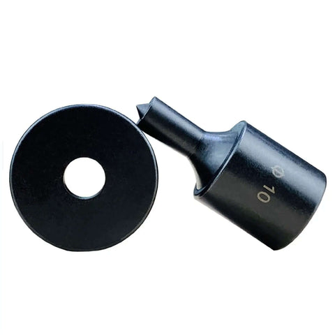 Heavy Duty Hydraulic Round Hole Punch Die Set For Metal Stamping And Sheet Metal Work 4 Piece Replacement Dies In 22 23 24 25 Millimeters