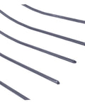 Close-up of durable metal tines of Outdoor Farm Tool Manure Fork For Grass And Soil Iron All Purpose Garden Fork Heavy Duty Metal Pitchfork