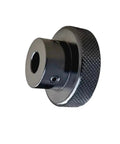 Beefy Black Aluminum Handwheel 30mm Outer Diameter 8mm Bore Knurled for Precise Slide Displacement Platform Handle CNC Machined