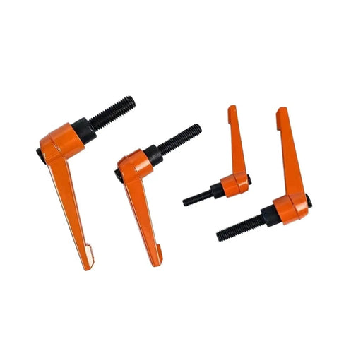 Badass Adjustable Wrench Hook Spanner With Clamping Lever For Machinery Bolts Heavy Duty Chrome Vanadium Steel orange adjustable levers.