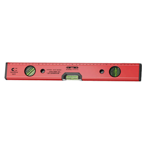Pro Grade Aluminum Measuring Tool With Bubble Level Ruler For Mud Work Heavy Duty Anti Drop Design Precise Indoor Outdoor Leveling Tool