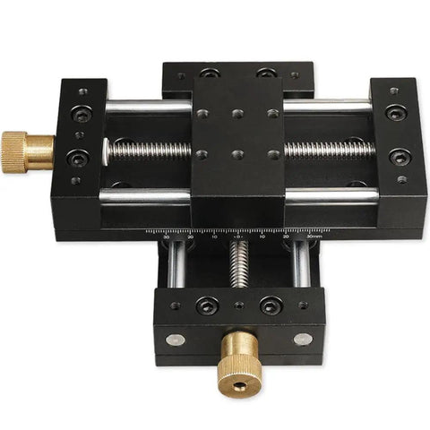 Precision Sliding Table Manual Linear Stage For X Y Axis Translation 40x70mm Type C Aluminum Alloy Motion Platform