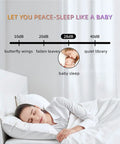 Woman sleeping peacefully illustrating quietness of Remote Control Ceiling Fan With Lights Dope Reversible 22 Inch Modern Fan.