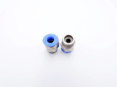 Push To Connect Fitting Easy Install Three Sixteenths Inch Tube OD To One Eighth Inch Male NPT Thread Pneumatic Quick Connect