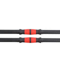40cm Dumbbell Handles With Anti Slip Rubber Grips And 4 Star Lock Nuts For Home Gym Weight Lifting PP Plastic Bar Grips