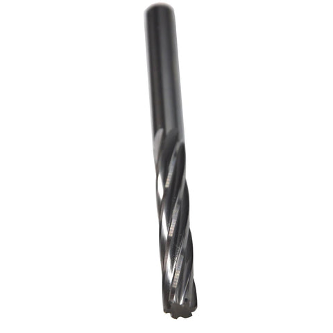 WKSTOOL solid carbide twist drill bit, 1.08 mm, straight shank with helical flutes