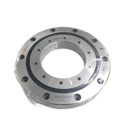 Top Tier Cross Roller Slewing Bearing Ru85 Series For Robot Arms And Cnc Rotary Tables, detailed view of a robust metal bearing.