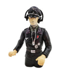 One Sixteenth Scale RC Tank Soldier Figure with Small Brim Helmet for StuG III F8 Assault Tank Model