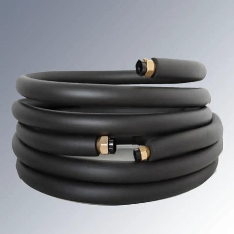 Foam Pipe Insulation Tubing, 1 Inch Inner Diameter, About 1.72 Inch Outer Diameter, Six Foot Length, coiled view