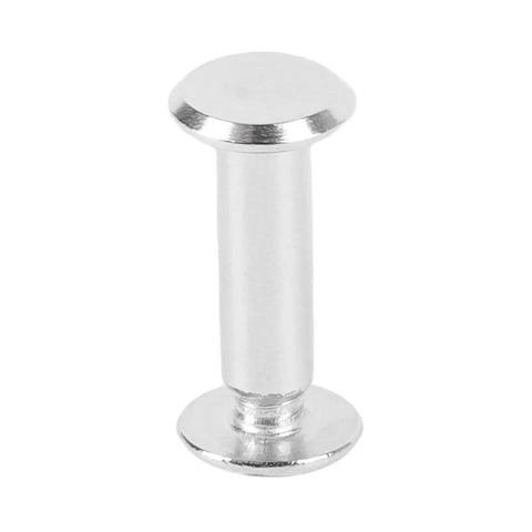 Badass Stainless Steel M4 Binding Posts And Flat Round Head Rivet Studs Barrel Screws showing a single stainless steel binding post.