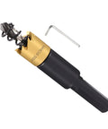 13mm Hole Saw Set For Thin Metal Plastic And PVC Boards High Speed Steel Cutter 4241 With Center Drill Bit and Hex Key