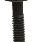 Heavy Duty Black Hex Head Bolts For Furniture And Cabinetry, 1/4 20 By 1.18 Inch Joint Connector, close-up view.