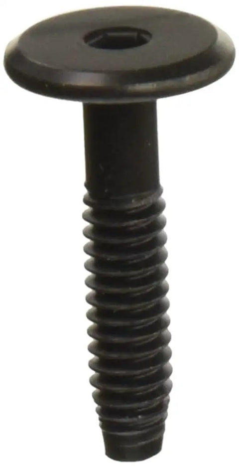 Heavy Duty Black Hex Head Bolts For Furniture And Cabinetry, 1/4 20 By 1.18 Inch Joint Connector, close-up view.