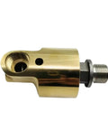 HD20 3/4 Inch Rotating Joint 360 Degree Swivel Beefy Water Air Oil Spray Connector Brass Union Universal Connector Left Thread Easy Install Durable Swivel Coupling For Heavy Duty Use, brass swivel fitting